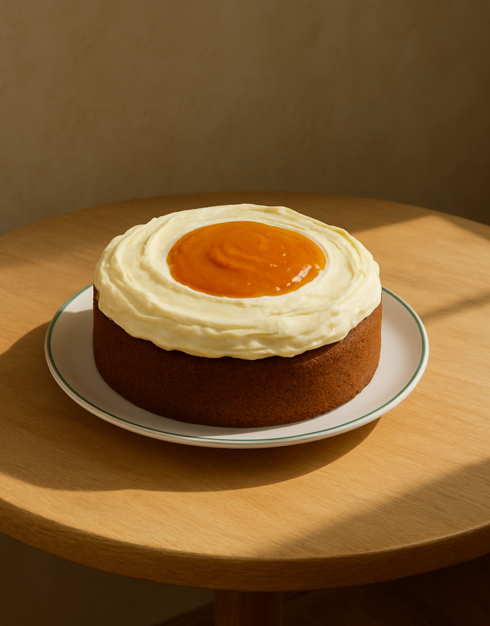 Recette de gâteau moelleux à la tartinade Citrouille, Agrumes et Pain d’épices, nappé d’un glaçage au mascarpone